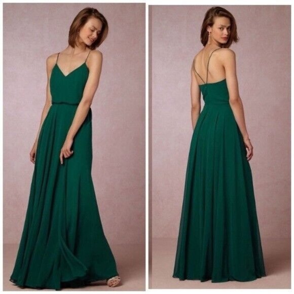 Jenny Yoo Dresses & Skirts - Anthropologie Jenny Yoo Inesse Maxi Dress in Forrest women’s Size 8